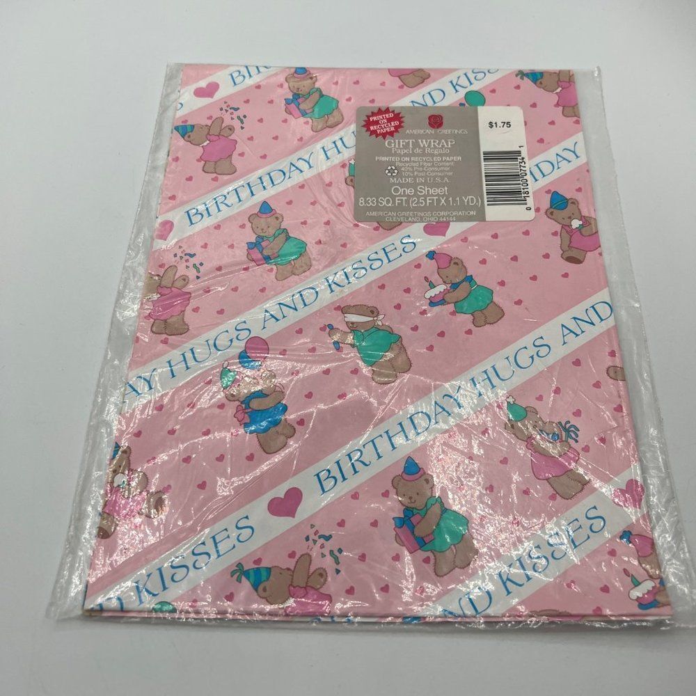 Vintage retro wrapping Paper